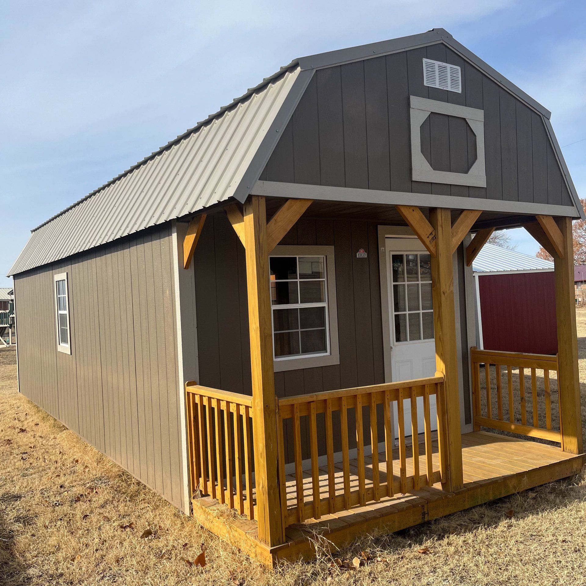 X Lofted Barn Cabin Derksen Portable Buildings